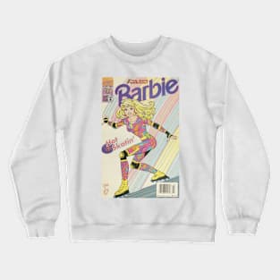 Barbie Comics - Take her Rollerblading Crewneck Sweatshirt